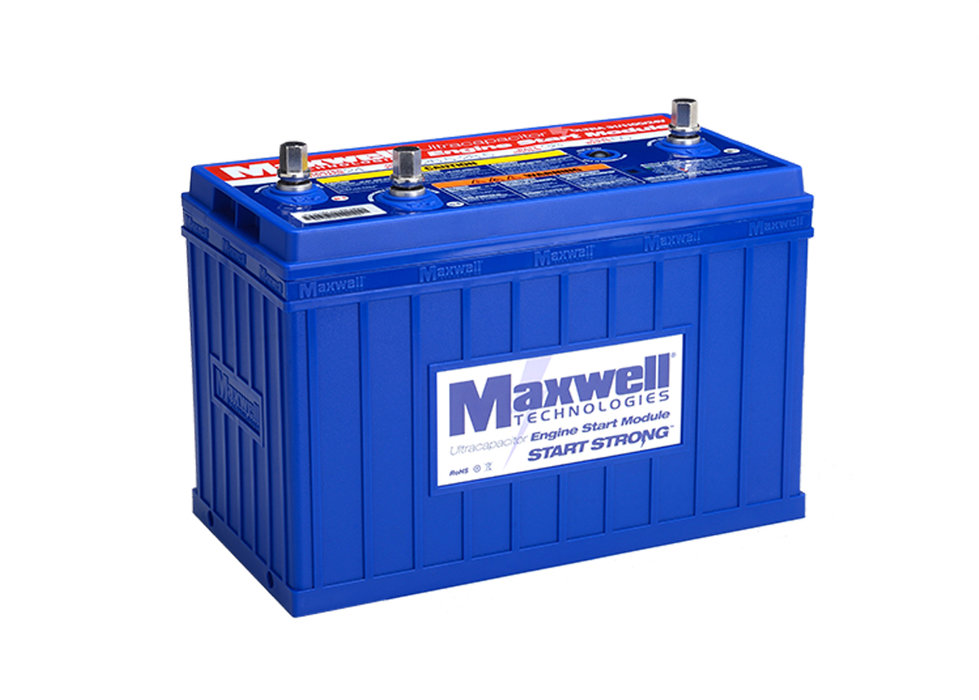 Maxwell Technologies presenta el módulo de arranque (ESM) de ultracondensadores de 24 voltios para equipos industriales